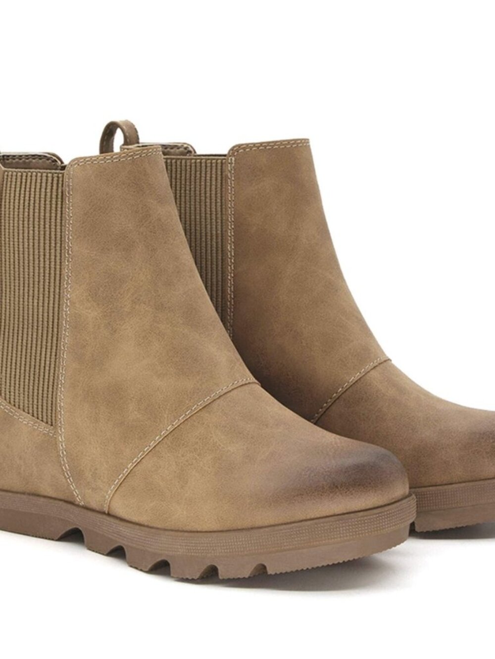 Women's Hidden Heel Chelsea Ankle Wedge Boots